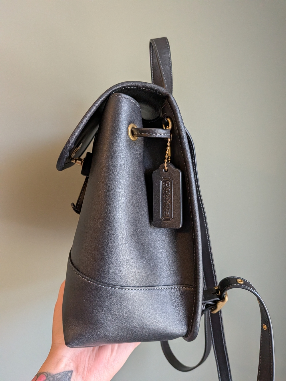 Coach Turnlock Backpack - Picture 10 of 14